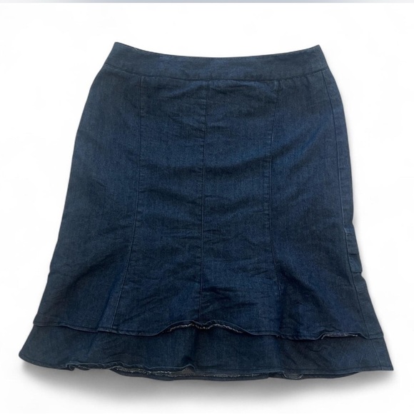 Larry Levine Denim Skirt - Picture 1 of 2